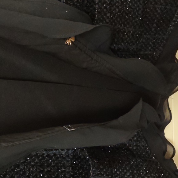 Vince Camuto embellished tweed ruffle jacket - Picture 8 of 12